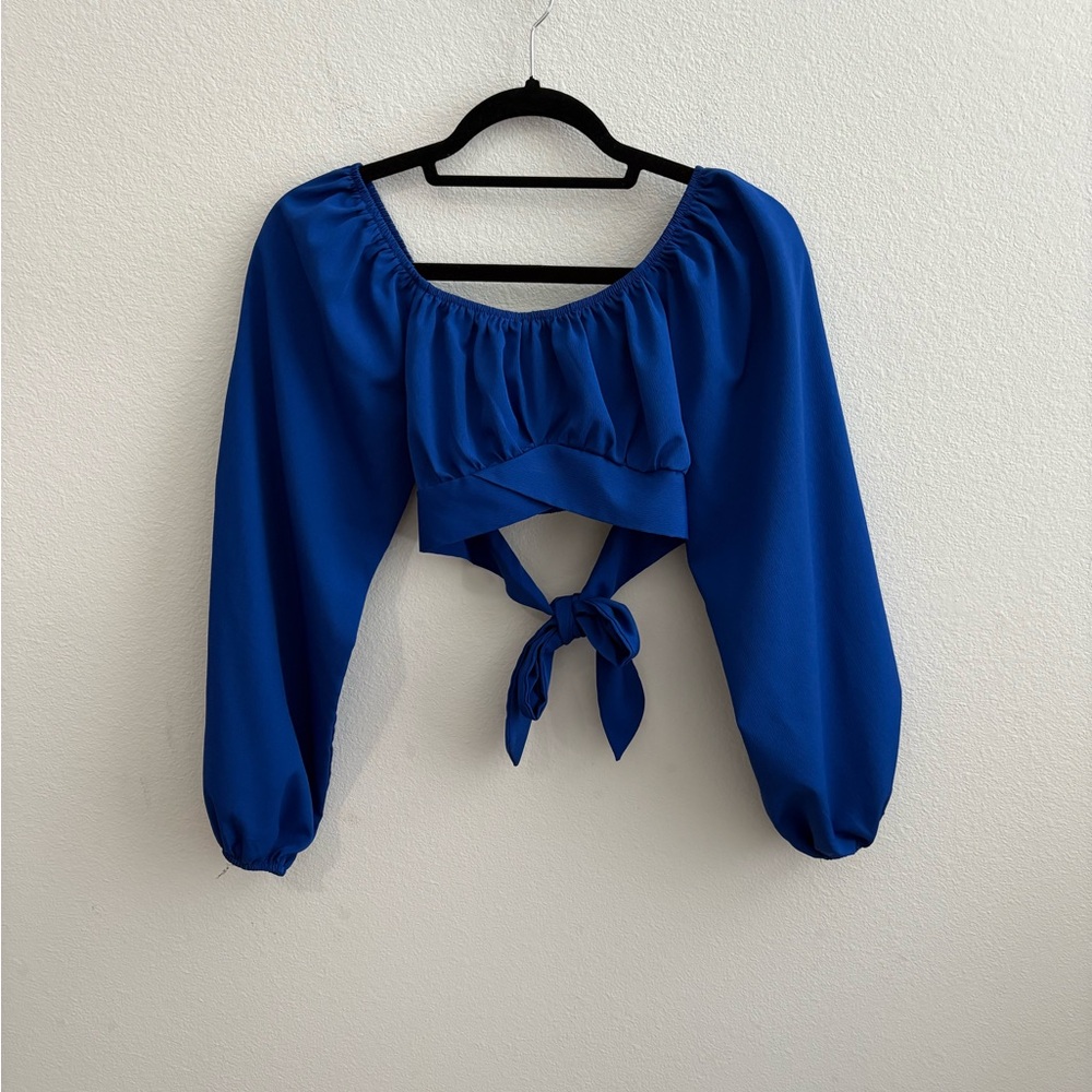 Elegant Blue Women's Top